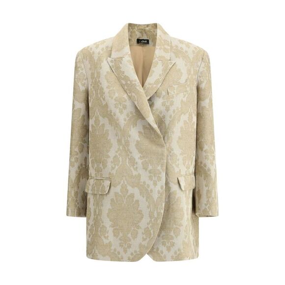 Ella Jackets & Blazers - Ella Brocade print Women's Blazer